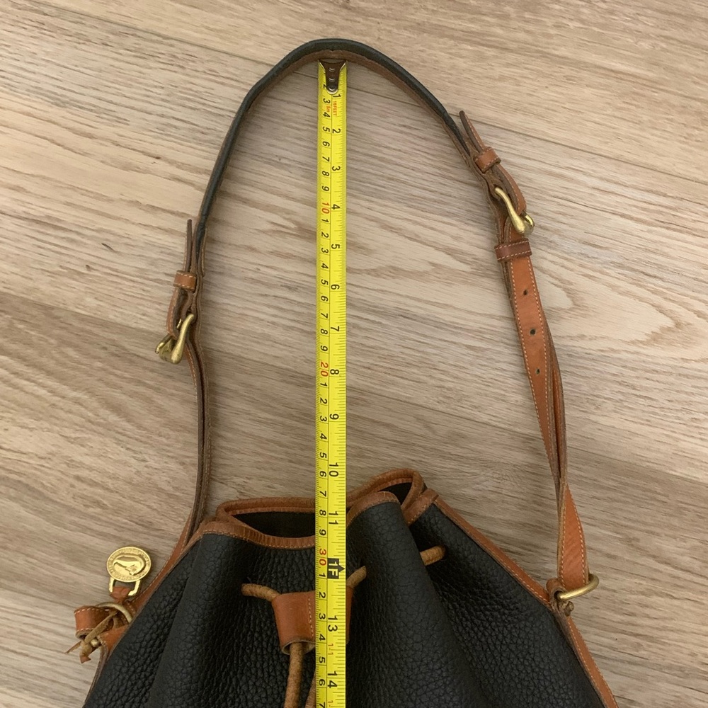 Vintage XL Dooney & Bourke Teton Drawstring Bucket Bag - Picture 14 of 14